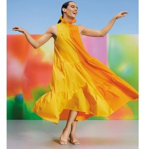 Christopher John Rogers for Target maxi dress. Size L, orange and yellow